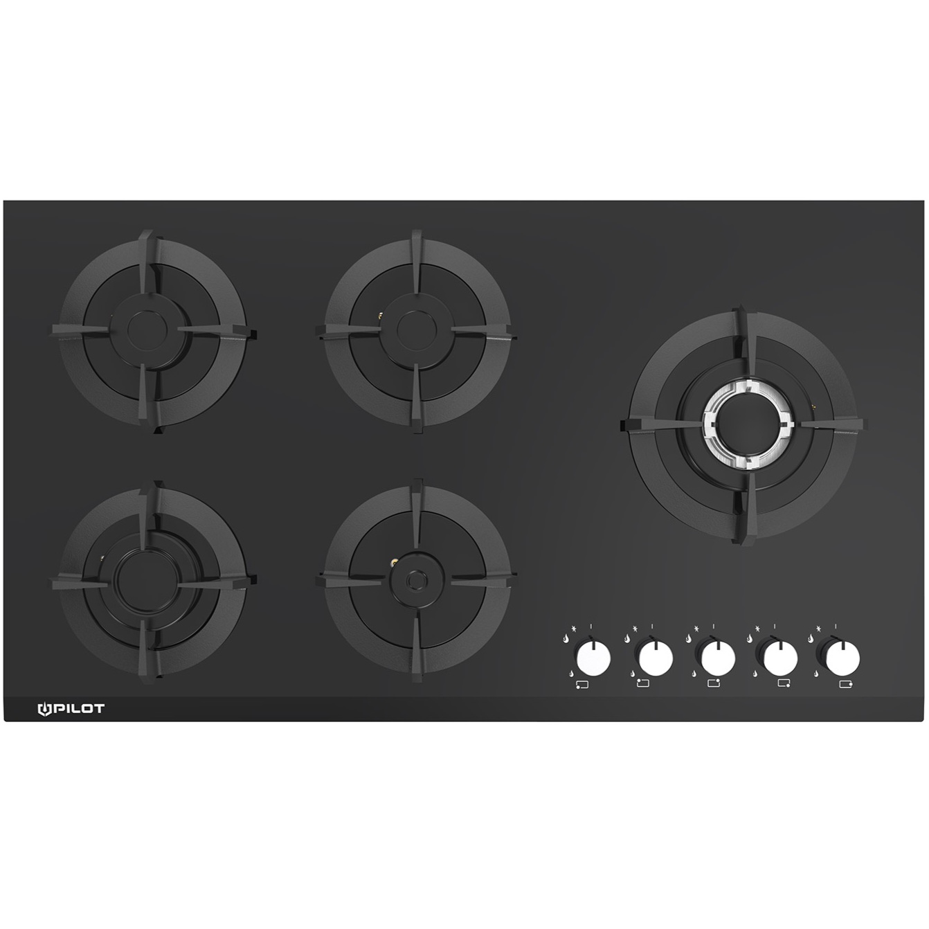 اجاق گاز رومیزی پیلوت مدل G551 (شیشه ای)
